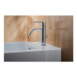 Duravit Bidet-Einhebelmischer Balcoon Ausl. 119mm, m Zugstg. Abl.garn, ch hgl
