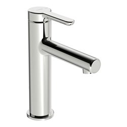 Hansa Waschtisch-Einhebelmischer HANSADESIGNO Style He ob, o. Abl-Garnitur, Ausl. 125mm, chr