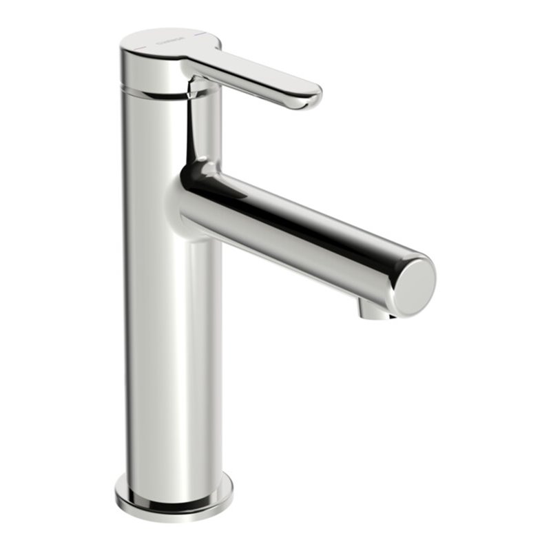 Hansa Waschtisch-Einhebelmischer HANSADESIGNO Style He ob, o. Abl-Garnitur, Ausl. 125mm, chr