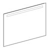 Geberit Lichtspiegel Option Basic Beleuchtung oben, 100x70cm