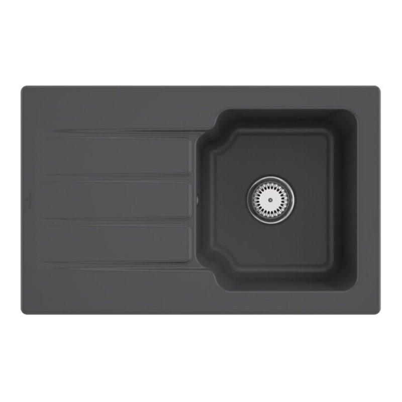 V&B Spüle Architectura 45 m Abl.garn, Hand., graphit CeramicPlus