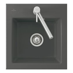 V&B bündige Spüle Subway 45 XS Flat Spülbecken, weiß