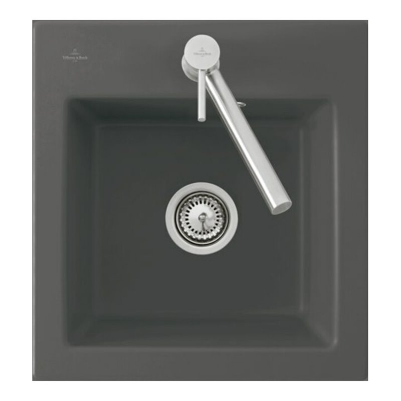 V&B bündige Spüle Subway 45 XS Flat Spülbecken, weiß