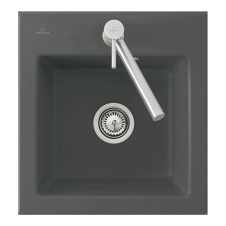 V&B bündige Spüle Subway 45 XS Flat Spülbecken, weiß