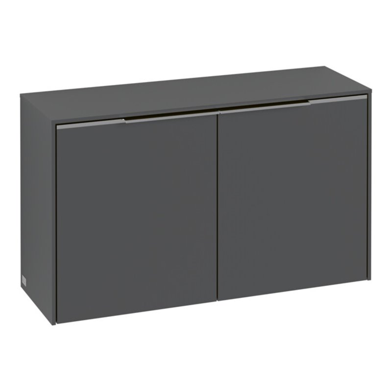 V&B Sideboard Subway 3.0 72,8x42,3x25,6cm, Gr. Alu gl, wine red