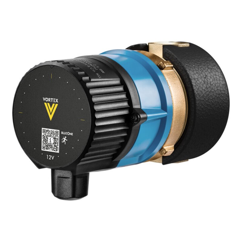 Vortex Trinkwasser-Zirkulationspumpe BWO 155-12V mit Dauerläufer, 1/2' IG, R-Gehäuse