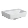 Geberit Handwaschbecken Renova Plan 45x34cm, o. Hahnl., ohne Überlauf, weiß