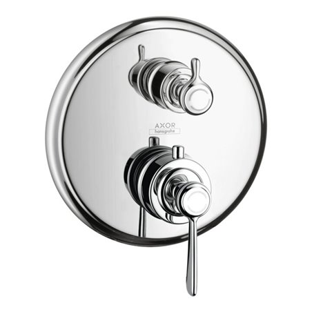 hansgrohe Fertigmontageset Axor Montreux UP-THM, m Absperrventil, Hebel, brush. ni.