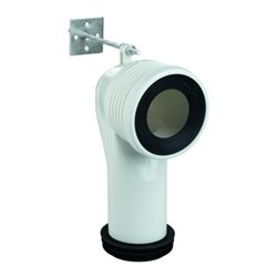 Grohe WC-Ablaufbogen Bau Keramik 9,35-13,7cm, vertikal, einstellbar