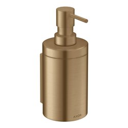 hansgrohe Lotionspender Axor Uni. Circular d 76x182mm, Wandmontage, brushed bronze