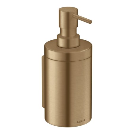 hansgrohe Lotionspender Axor Uni. Circular d 76x182mm, Wandmontage, brushed bronze