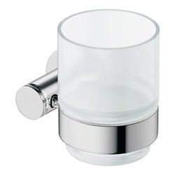 Duravit Glashalter D-Code 11,5x10,2cm, Gl. we. ma, Gl. re, chrom