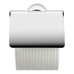 Duravit Papierrollenhalter Starck T 12,5x8,3cm, mit Deckel, chrom