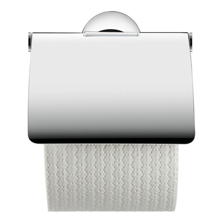 Duravit Papierrollenhalter Starck T 12,5x8,3cm, mit Deckel, chrom
