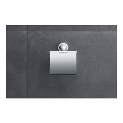 Duravit Papierrollenhalter Starck T 12,5x8,3cm, mit Deckel, chrom