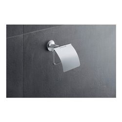 Duravit Papierrollenhalter Starck T 12,5x8,3cm, mit Deckel, chrom