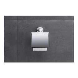 Duravit Papierrollenhalter Starck T 12,5x8,3cm, mit Deckel, chrom