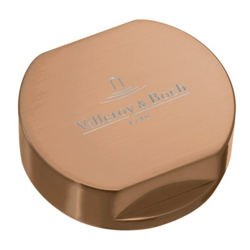 V&B Abdeckkappe ES, bronze, rund, für Doppeldrehgriff
