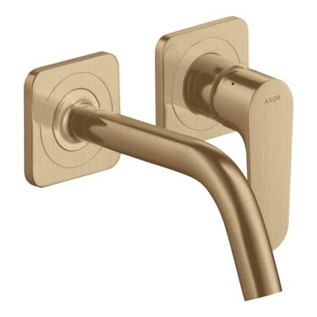 hansgrohe Fertigset Axor Citterio M UP-Waschtisch-Einhebelmischer, A 167mm, m Ros, brush. bron