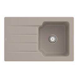 V&B Spüle Architectura 45 m Abl.garn, Hand., almond CeramicPlus