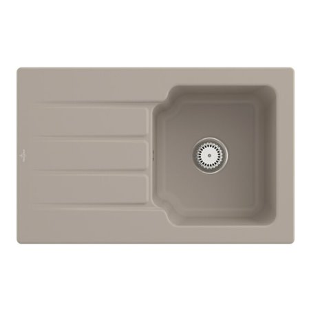 V&B Spüle Architectura 45 m Abl.garn, Hand., almond CeramicPlus