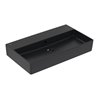 V&B Waschtisch Memento 2.0 80x47cm, mit Überlauf, pure black C-plus