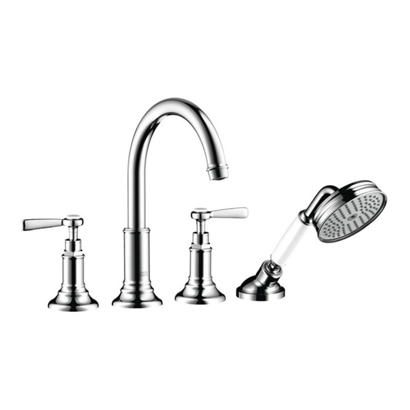 hansgrohe Fertigmontageset Axor Montreux 4-L-Fliese-Ar, m Hebelgr., brush. ni.