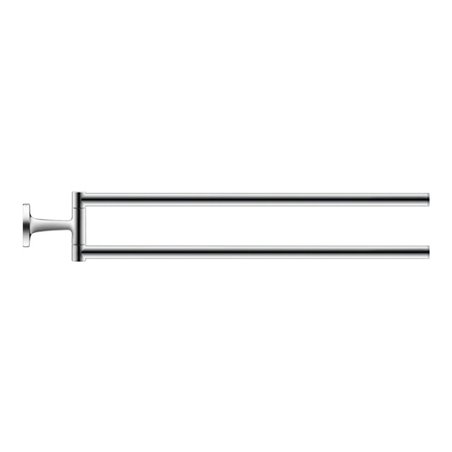 Duravit Handtuchhalter Starck T 5x46,5cm, zweiarmig, schwenkbar, chrom