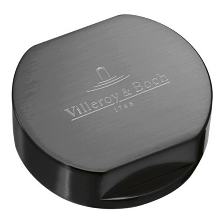 V&B Abdeckkappe ES, Anthrac., rund, für Doppeldrehgriff