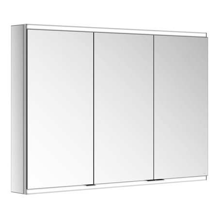 Keuco Spiegelschrank Royal Modular 2.0 1050x700x120mm, 2 SD, WV, 3 Tür., bel.