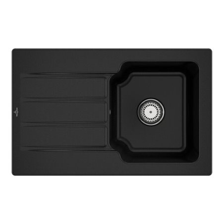 V&B Spüle Architectura 45 m Abl.garn, Hand., chromite CeramicPlus