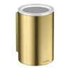 hansgrohe Zahnputzbecher Axor Universal Circular d 76x114mm, Wandmontage, brushed brass