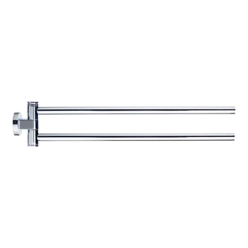 Duravit Handtuchhalter D-Code 5x9x44,7cm, 2-armig, schwenkbar, chrom