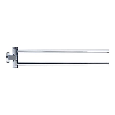 Duravit Handtuchhalter D-Code 5x9x44,7cm, 2-armig, schwenkbar, chrom