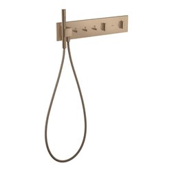 hansgrohe Fertigset ShowerComposition UP-THM, 3 Verbraucher, brushed red gold