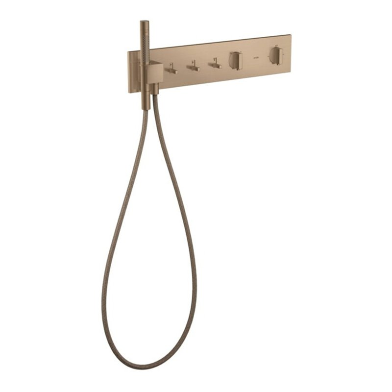 hansgrohe Fertigset ShowerComposition UP-THM, 3 Verbraucher, brushed red gold