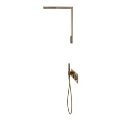 hansgrohe Fertigset ShowerComposition UP-THM, 3 Verbraucher, brushed red gold