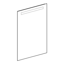 Geberit Lichtspiegel Option Basic Beleuchtung oben, 60x90cm