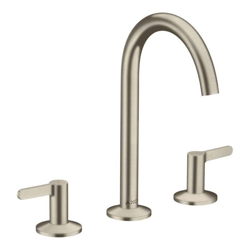 hansgrohe 3-Loch-Waschtischarmatur 170 Axor One A 140mm, m Pus-Op-Abl, m HG, brush. ni.
