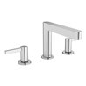 hansgrohe 3-Loch-Waschtischarmatur 110 Finoris mit Push-Open-Ablaufgarnitur, chrom