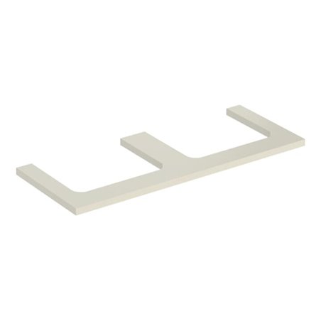 Geberit Waschtisch-Platte One 120x3x47cm, sand-grau/l hg, AS 2-fach