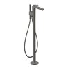 hansgrohe Wannen-Einhebelmischer Axor Citterio C cubic cut, b b vc, boden, Ausl. 194mm