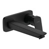 hansgrohe Einhebel-Waschtischarmatur Logis matt-sw, UP, f Wandmont., Ausl. 195mm