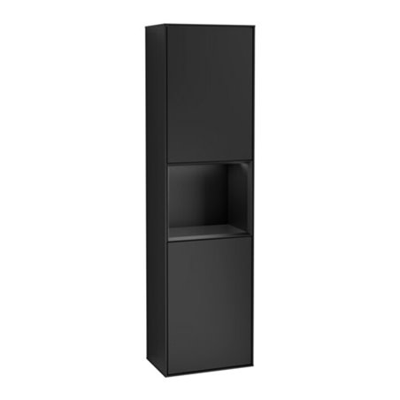 V&B Hochschrank Wandbeleuchtung Finion 41,8x151,6cm, r, Rg bla m Lac, bla m Lac