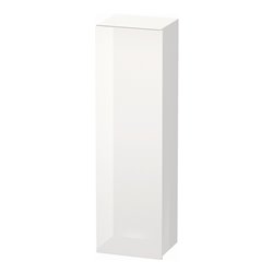 Duravit Hochschrank DuraStyle 40x36x140cm, Tür li, Nussb dunk./weiß ma