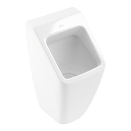 V&B Absaug-Urinal Architectura m Zielob., we, v ger, Zu-/Abl. verdeckt