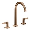 hansgrohe 3-Loch-Waschtischarmatur 170 Axor One A 140mm, m Pus-Op-Abl, m HG, b r gol