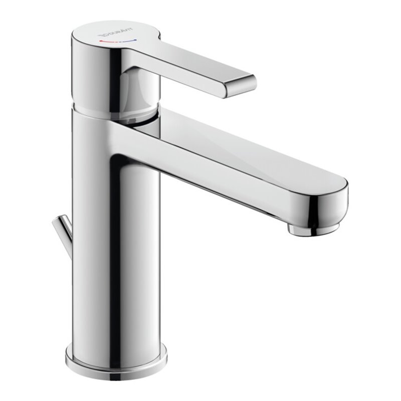 Duravit Waschtisch-Einhebelmischer S Fresh + -Flow B.2 m Zugst.Abl.Gar., Ausladung 139mm, chrom