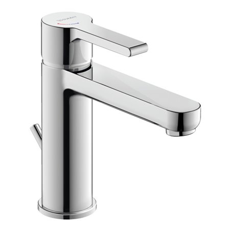 Duravit Waschtisch-Einhebelmischer S Fresh + -Flow B.2 m Zugst.Abl.Gar., Ausladung 139mm, chrom