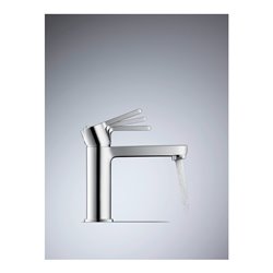Duravit Waschtisch-Einhebelmischer S Fresh + -Flow B.2 m Zugst.Abl.Gar., Ausladung 139mm, chrom